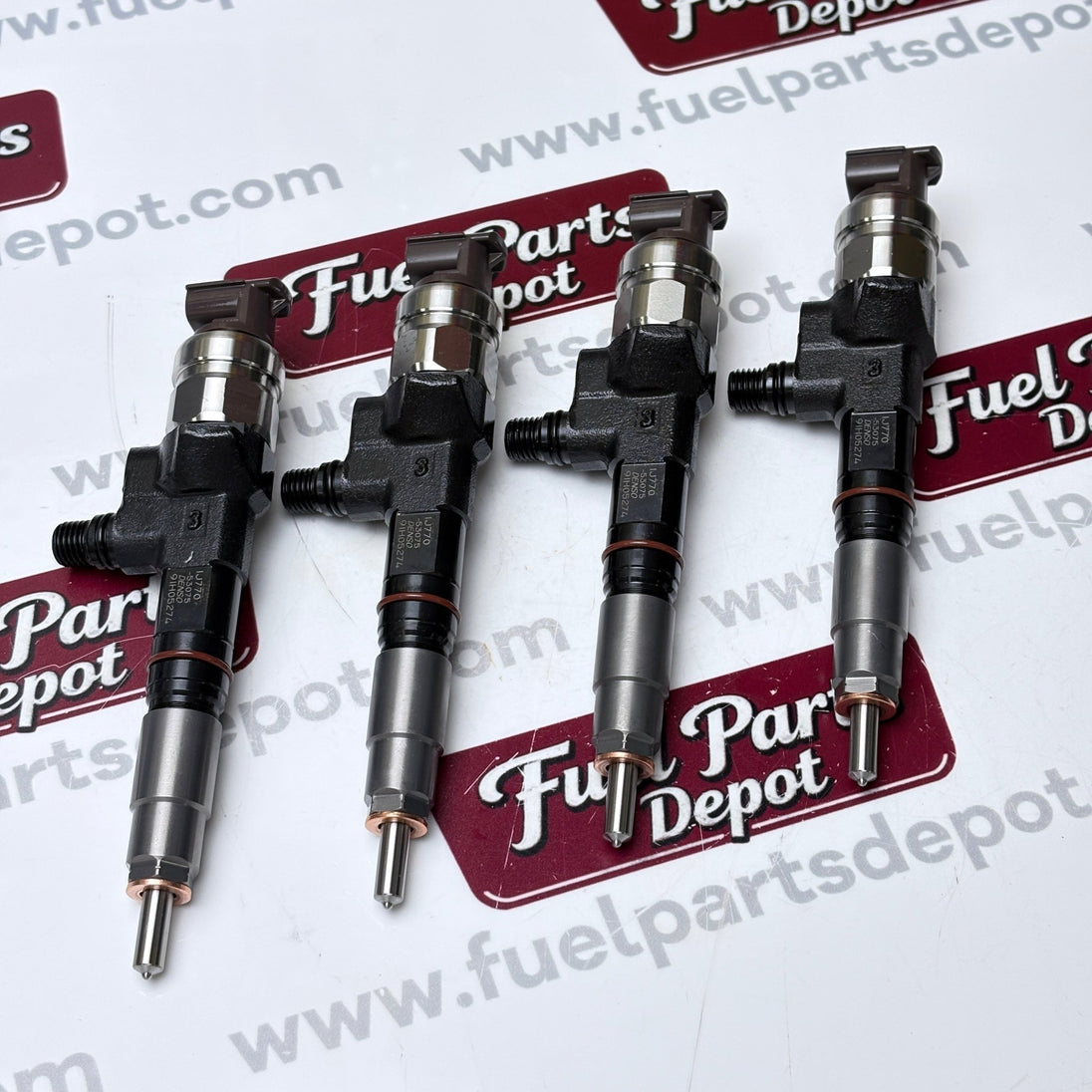 4 Pcs Fuel Injector 1J770-53075 Fits for Kubota Engine V3307 Tractor M6060HDC M6060HFC M7060HDC M4-071HDC12 - Fuel Parts Depot