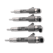 4 Pcs Fuel Injector 1J808-53052 0445110775 for Kubota Engine D1803 V2403 Loader R430 - Fuel Parts Depot