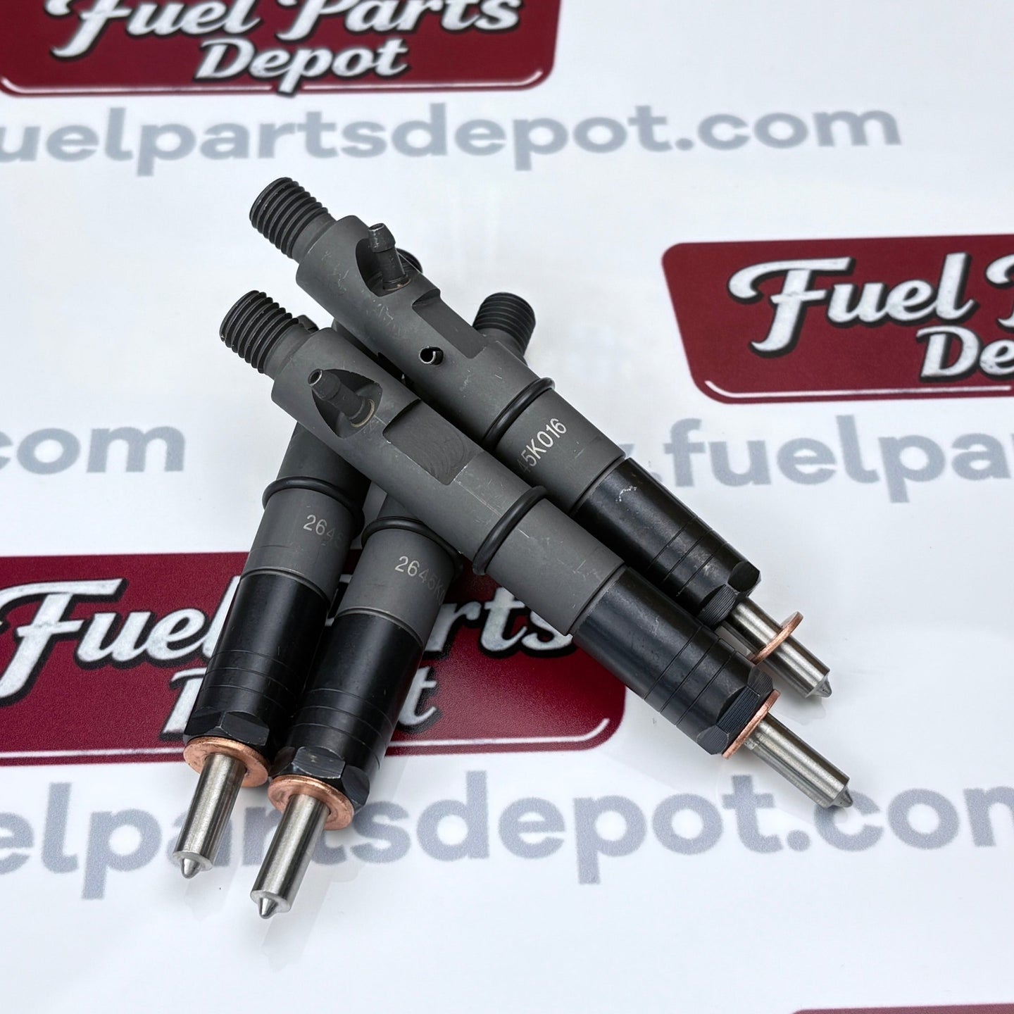 4 Pcs Fuel Injector 2645K016 Compatible with JCB Perkins 1100 1103 1104A - 44T 1104C - 44TA - Fuel Parts Depot