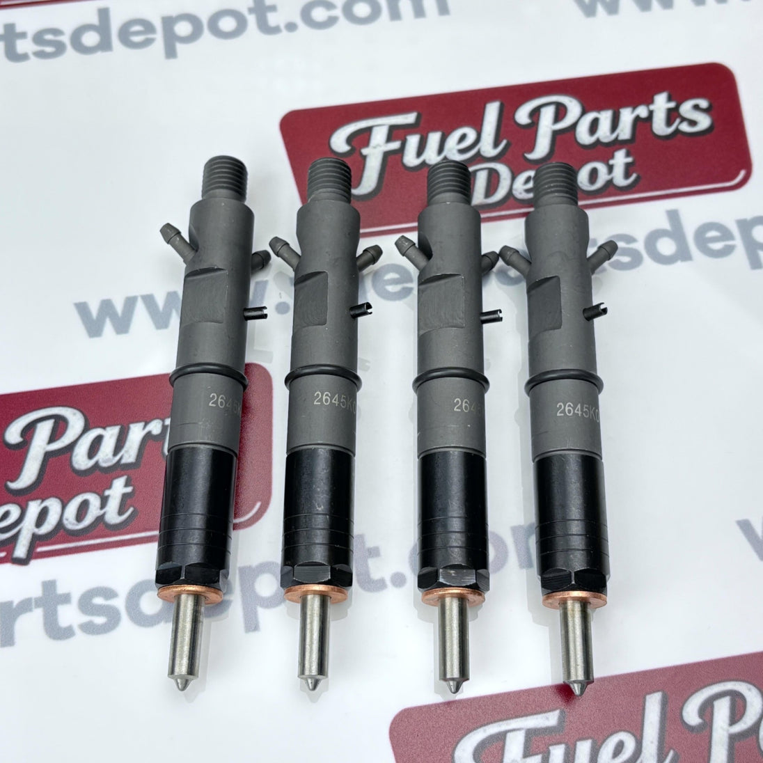 4 Pcs Fuel Injector 2645K016 Compatible with JCB Perkins 1100 1103 1104A - 44T 1104C - 44TA - Fuel Parts Depot