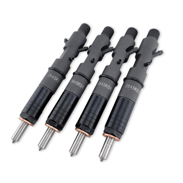 4 Pcs Fuel Injector 2645K016 Compatible with JCB Perkins 1100 1103 1104A - 44T 1104C - 44TA - Fuel Parts Depot