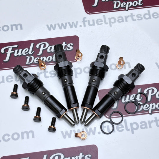 4 Pcs Fuel Injector 2856255 Fits New Holland B90B C190 M357 M428 T4050 Fits Case Loader 440 440CT 450CT 465 580M 580N 586G 588G - Fuel Parts Depot