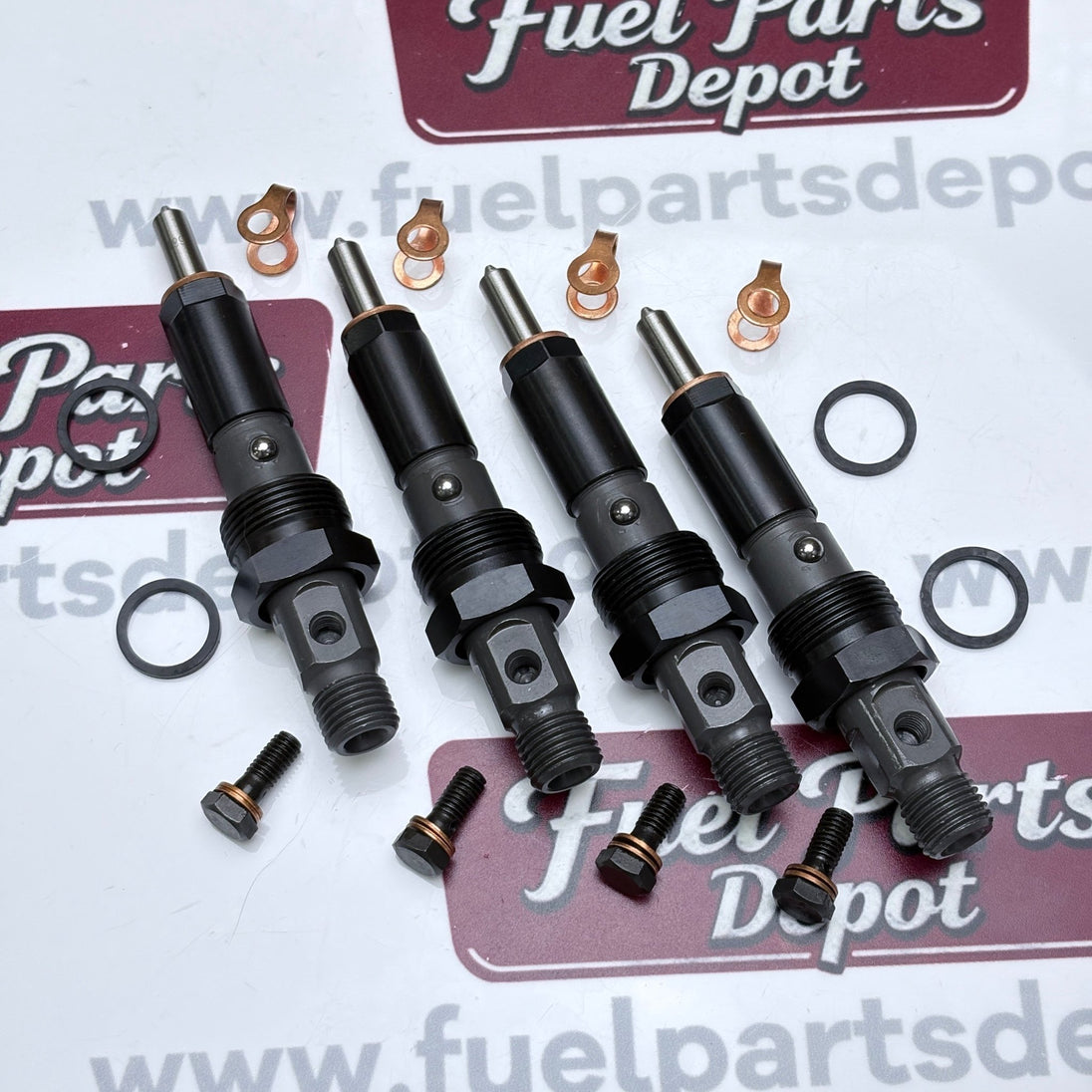 4 Pcs Fuel Injector 2856255 Fits New Holland B90B C190 M357 M428 T4050 Fits Case Loader 440 440CT 450CT 465 580M 580N 586G 588G - Fuel Parts Depot