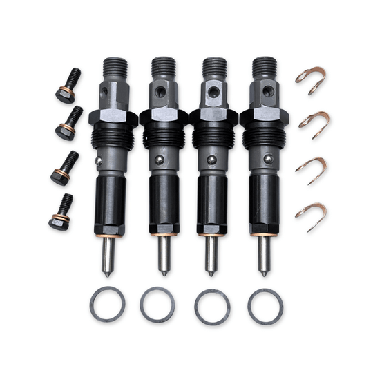 4 Pcs Fuel Injector 2856255 Fits New Holland B90B C190 M357 M428 T4050 Fits Case Loader 440 440CT 450CT 465 580M 580N 586G 588G - Fuel Parts Depot