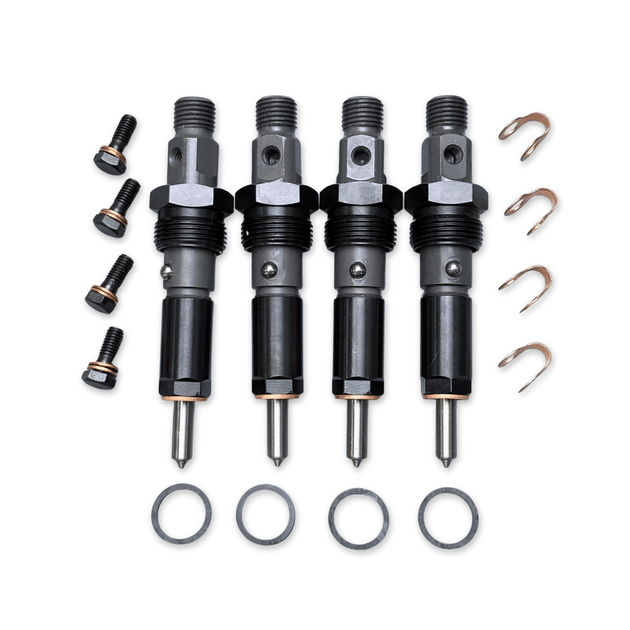 4 Pcs Fuel Injector 2856255 Fits New Holland B90B C190 M357 M428 T4050 Fits Case Loader 440 440CT 450CT 465 580M 580N 586G 588G - Fuel Parts Depot