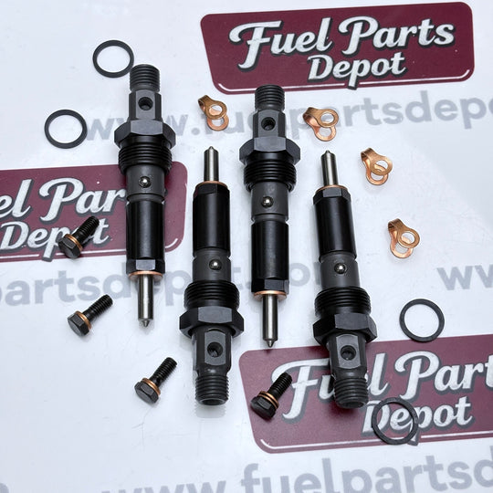 4 Pcs Fuel Injector 2856255 Fits New Holland B90B C190 M357 M428 T4050 Fits Case Loader 440 440CT 450CT 465 580M 580N 586G 588G - Fuel Parts Depot