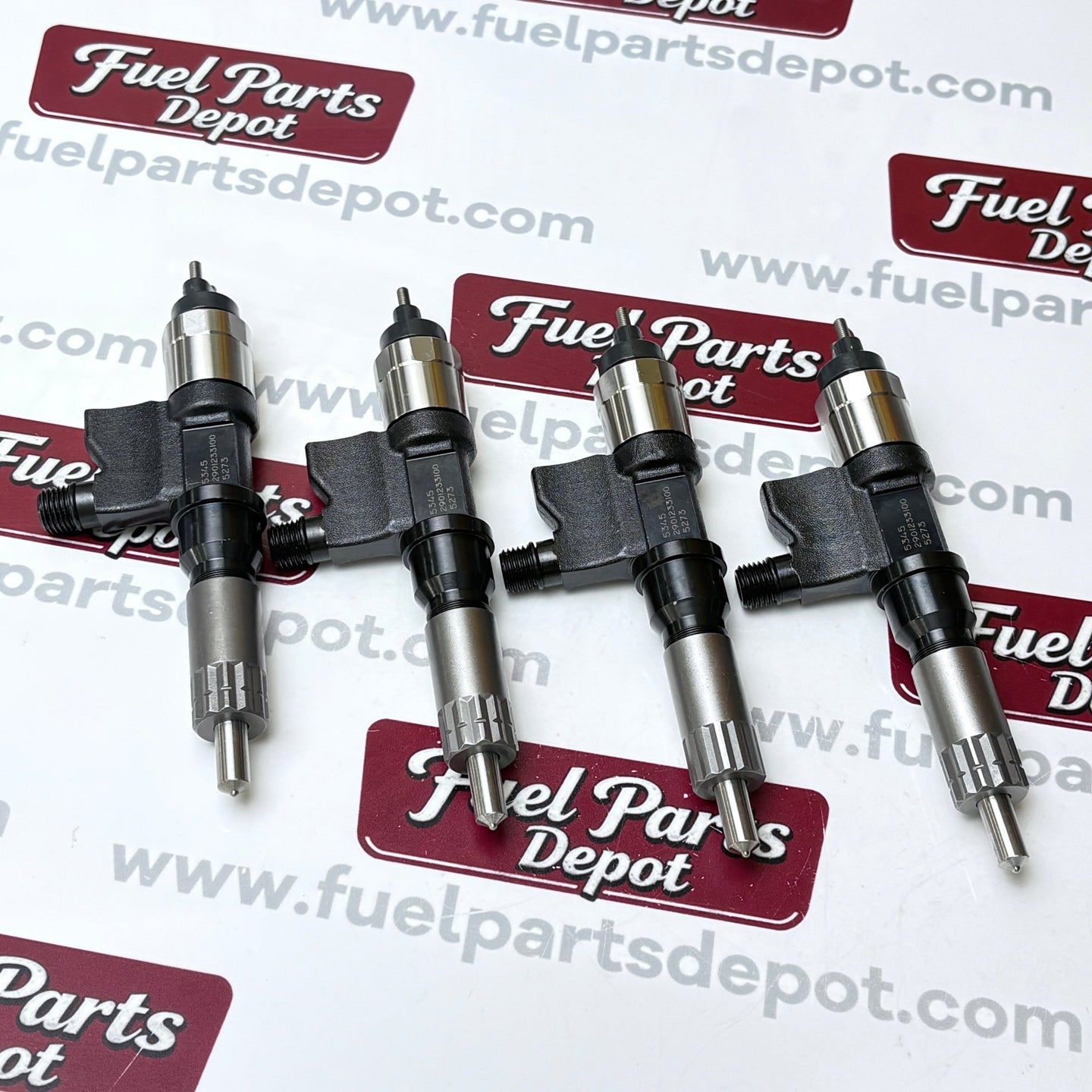 4 Pcs Fuel Injector 2901233100 095000-5351 for Isuzu 6HK1 LG4 7.8L NPR NQR GMC W3500 2004-2007 - Fuel Parts Depot