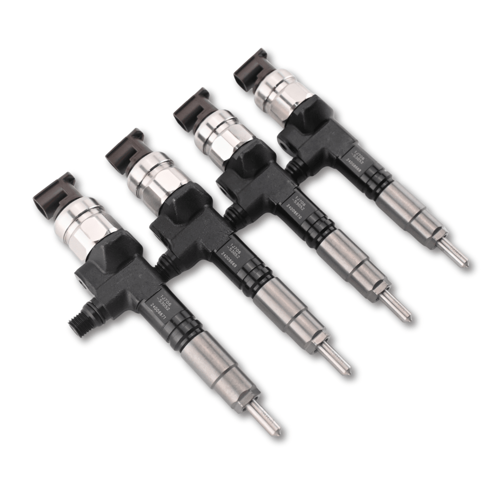 4 Pcs Fuel Injector 295050-1340 1J706-53073 for Kubota KX057-4 U55-4 U55-4CA R530 - Fuel Parts Depot