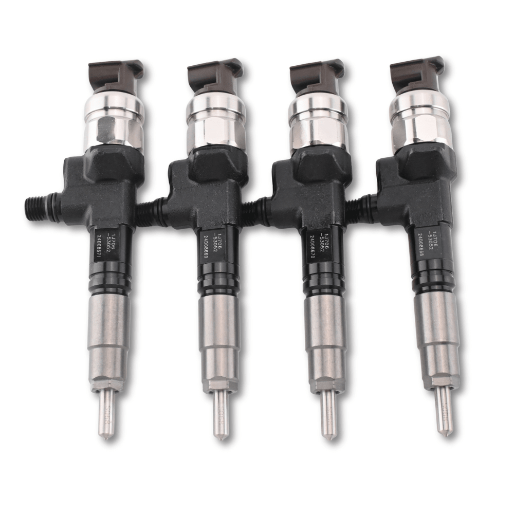 4 Pcs Fuel Injector 295050-1340 1J706-53073 for Kubota KX057-4 U55-4 U55-4CA R530 - Fuel Parts Depot