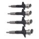 4 Pcs Fuel Injector 295050-1540 8-98246751-0 8 982467510 Fit for Isuzu Engine 4JJ1 Vehicle D-MAX - Fuel Parts Depot