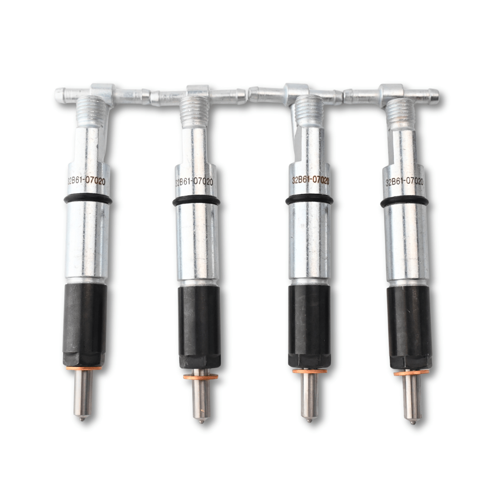 4 Pcs Fuel Injector 32B61-07020 32A61-07010 for Mitsubishi Engine S4S S6S Hyundai R160LC R170W R180LC - Fuel Parts Depot