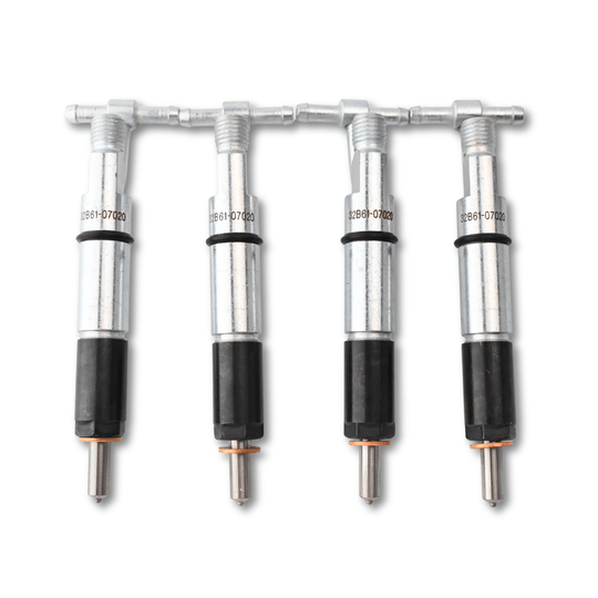 4 Pcs Fuel Injector 32B61-07020 32A61-07010 for Mitsubishi Engine S4S S6S Hyundai R160LC R170W R180LC - Fuel Parts Depot