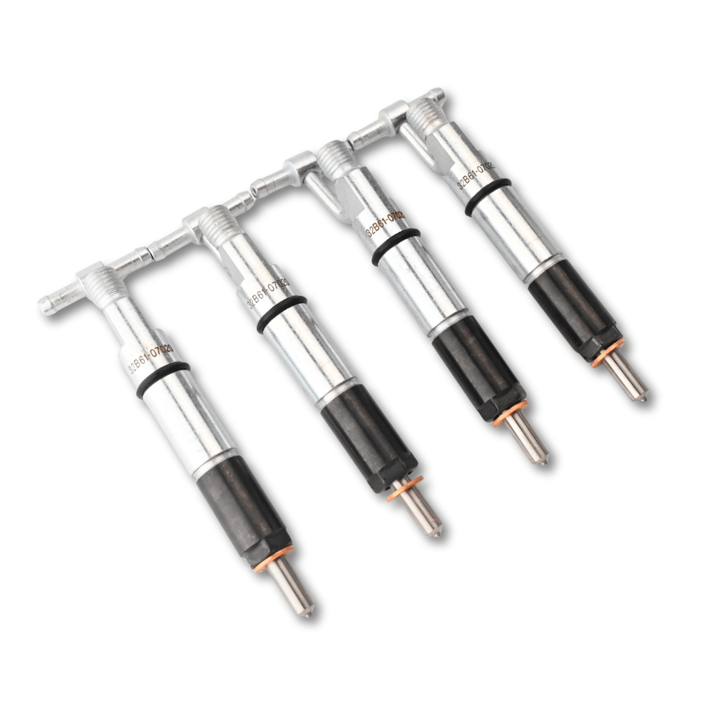 4 Pcs Fuel Injector 32B61-07020 32A61-07010 for Mitsubishi Engine S4S S6S Hyundai R160LC R170W R180LC - Fuel Parts Depot
