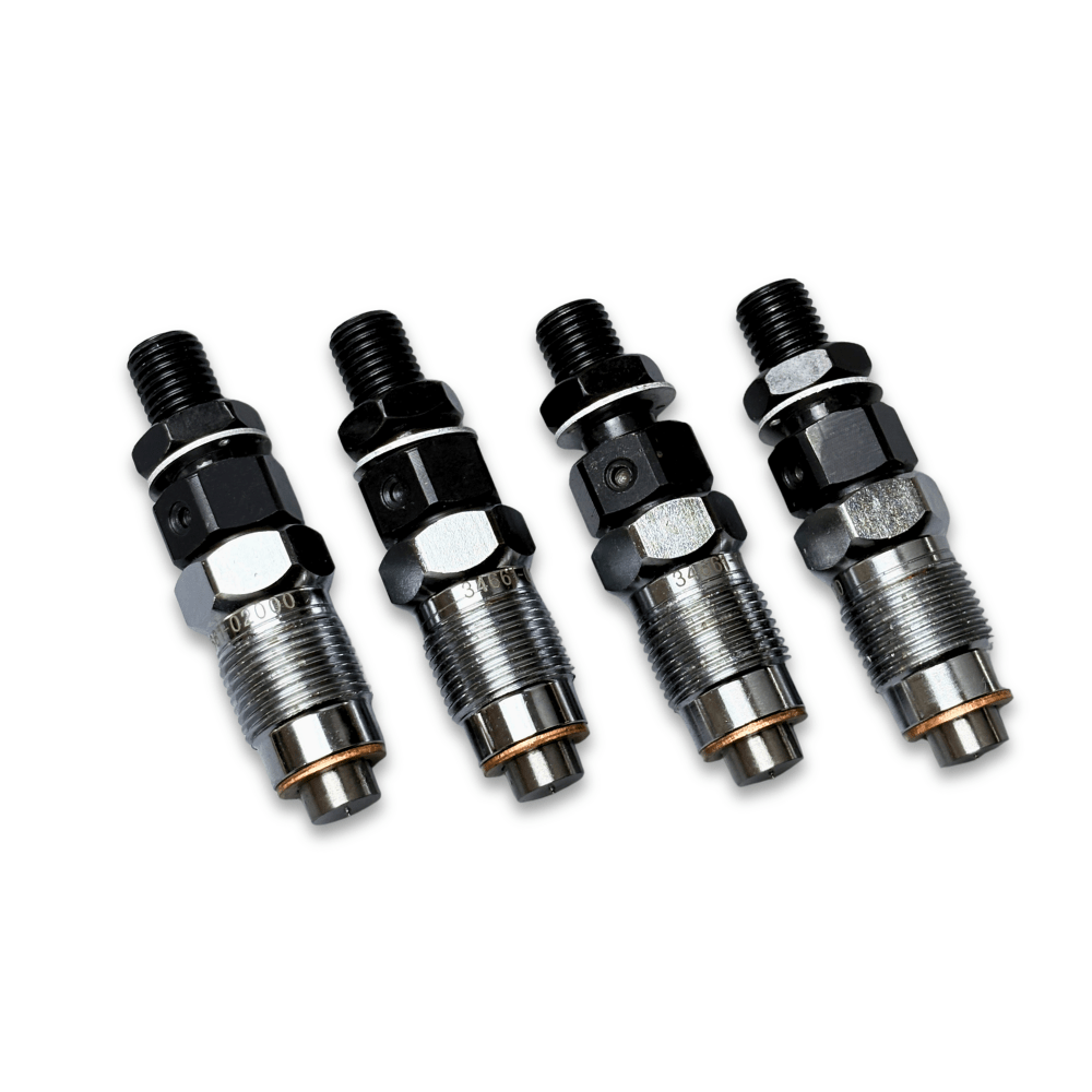 4 Pcs Fuel Injector 34661-02000 for Mitsubishi Engine S4Q S4E S4S S6E S6S FD60-70 F18C Forklift - Fuel Parts Depot