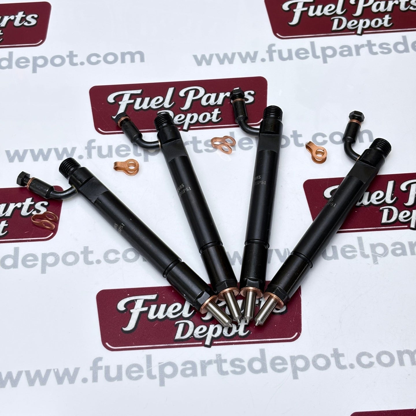 4 Pcs Fuel Injector 3802485 fit for Cummins Engine 6CT 6CT8.3 ISC QSC - Fuel Parts Depot