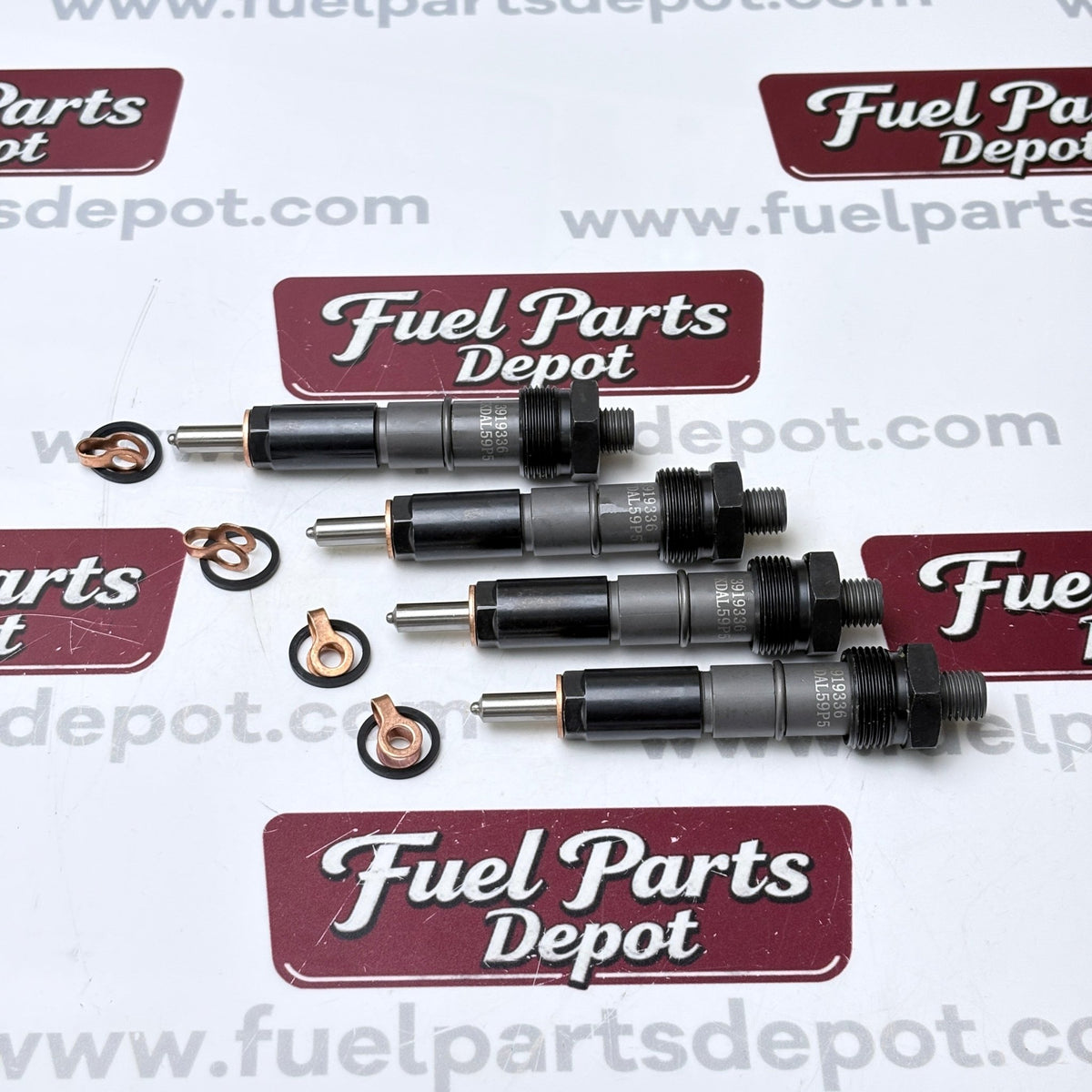 4 Pcs Fuel Injector 3919336 Fits Cummins Engine 4-390 4T-390 4BT 4BT3.9 4B 4B3.9 CASE Loader 85XT 570LXT 580L 580SK Tractor 550E 550G - Fuel Parts Depot