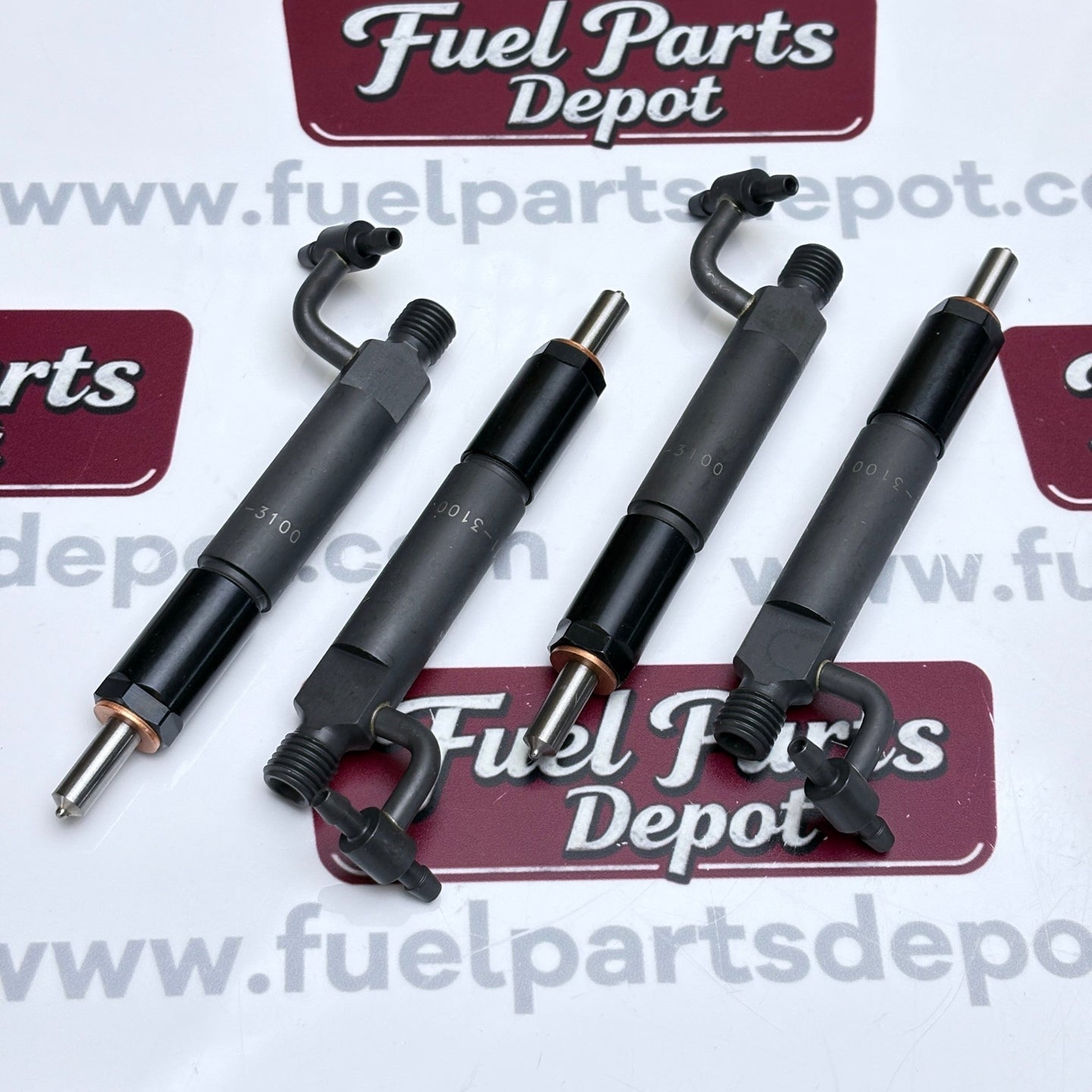 4 Pcs Fuel Injector 6207 - 11 - 3100 6202 - 13 - 3110 Fits Komatsu SA6D95L Engine PC200 - 6 PC200 - 5 D21AG - 7 D21S - 7 - Fuel Parts Depot
