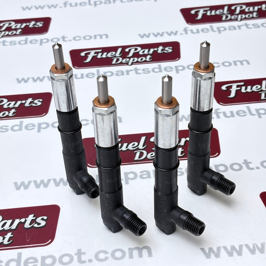 4 Pcs Fuel Injector 6680776 6685854 Fit for Kubota Engine V3300 Aftermarket Replacement For Bobcat Loader AL440 A300 S220 S250 T250 T300 - Fuel Parts Depot