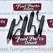 4 Pcs Fuel Injector 729595 - 53100 for Yanmar 3JH2 - TCE 4JH - HTZ 4JH2 - HTE 4JH - DTE 4JH - DTZA 4JH 4JH2 4TNE88 - Fuel Parts Depot
