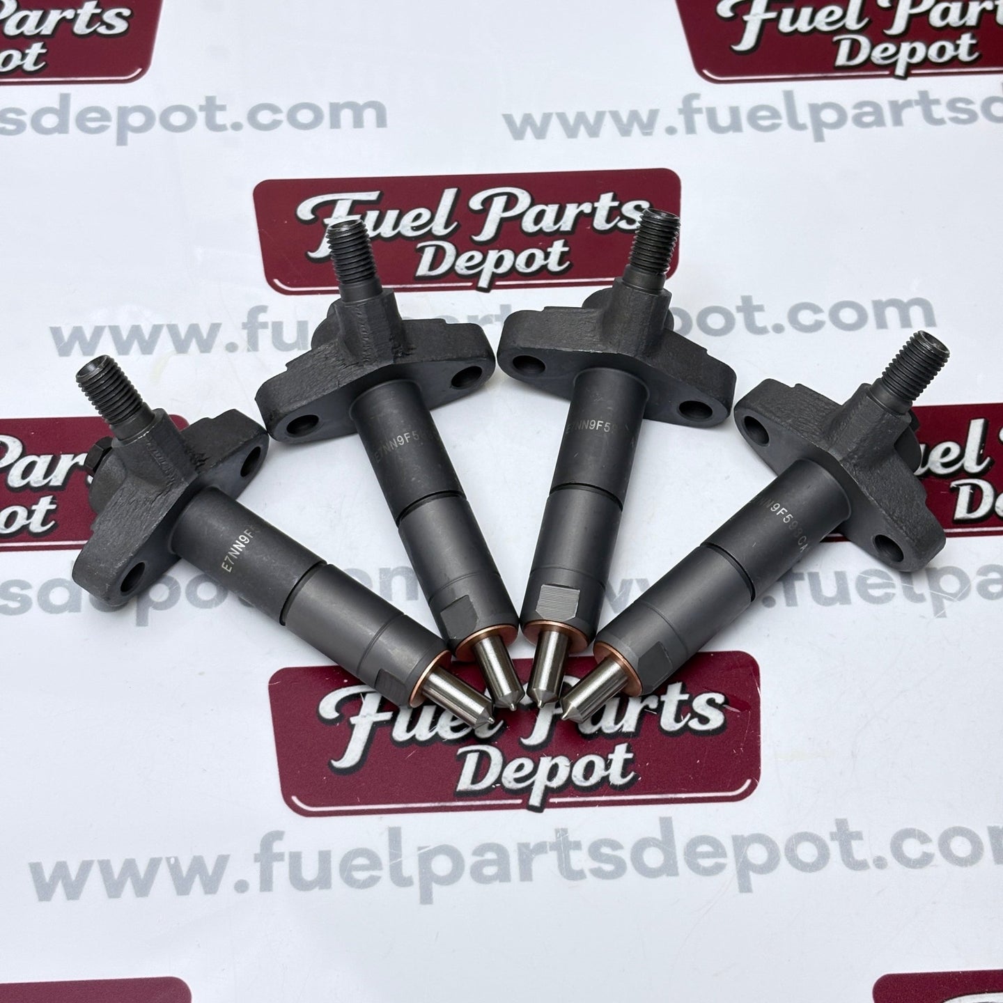 4 Pcs Fuel Injector E7NN9F593CA for Ford New Holland Tractor 3930 4640 4830 5030 5110 555D - Fuel Parts Depot