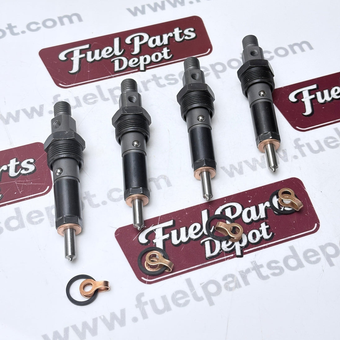 4 Pcs Fuel Injector J909475 Fits Case 550E 550G 850D 850E 584E 585E 586E 660 760 - Fuel Parts Depot