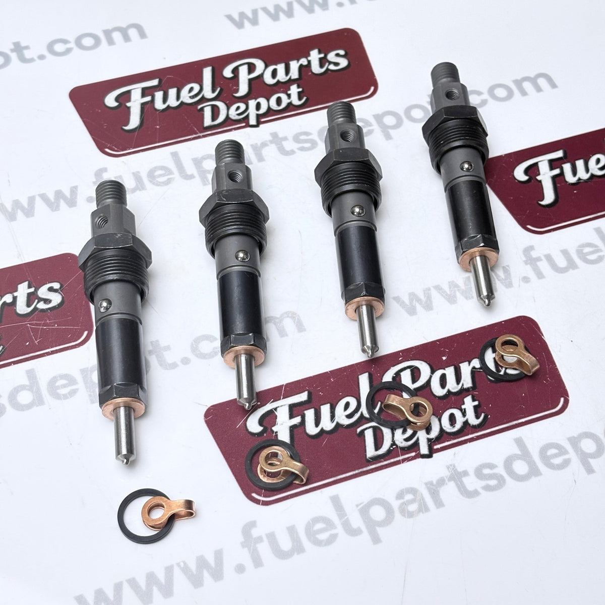 4 Pcs Fuel Injector J909475 Fits Case 550E 550G 850D 850E 584E 585E 586E 660 760 - Fuel Parts Depot