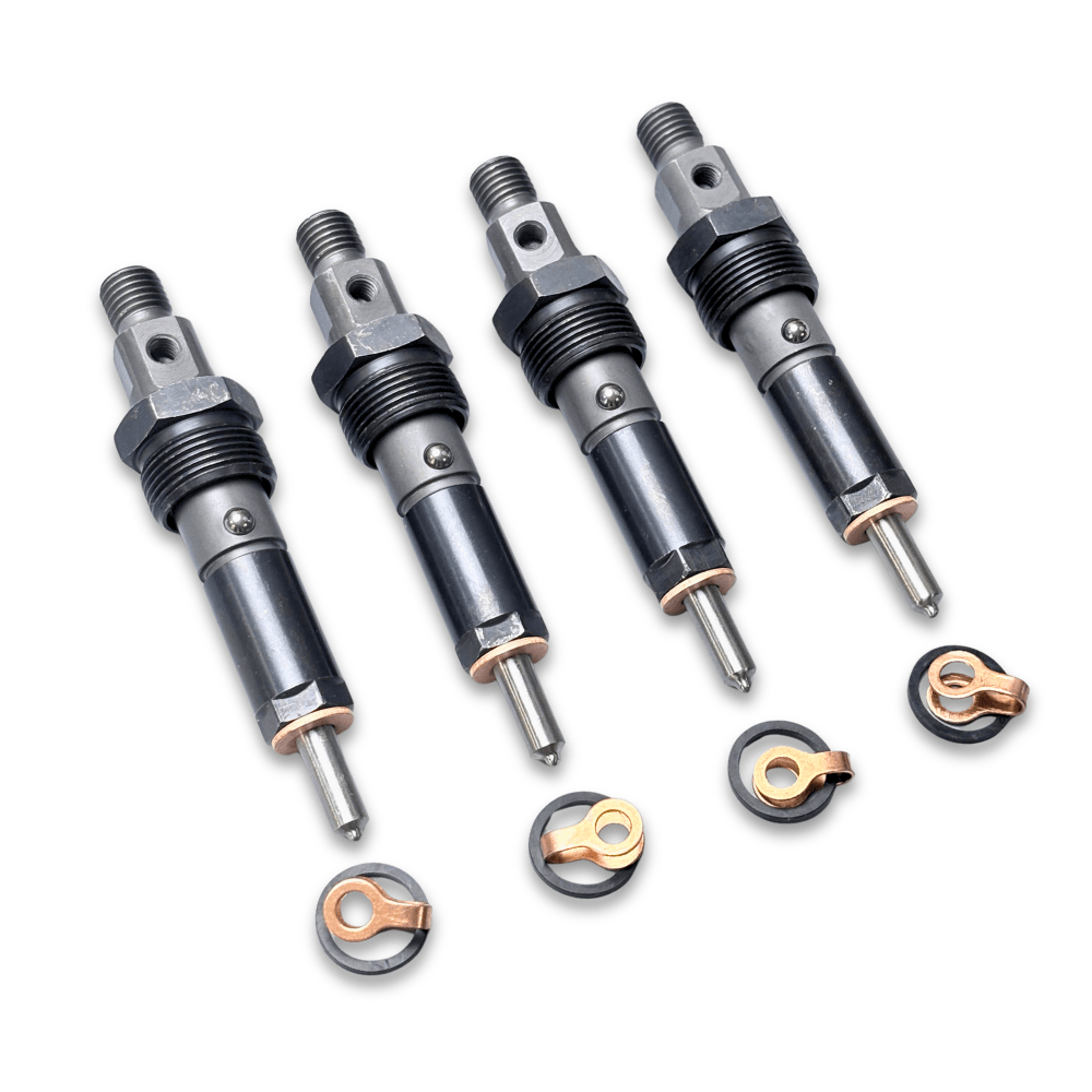 4 Pcs Fuel Injector J909475 Fits Case 550E 550G 850D 850E 584E 585E 586E 660 760 - Fuel Parts Depot