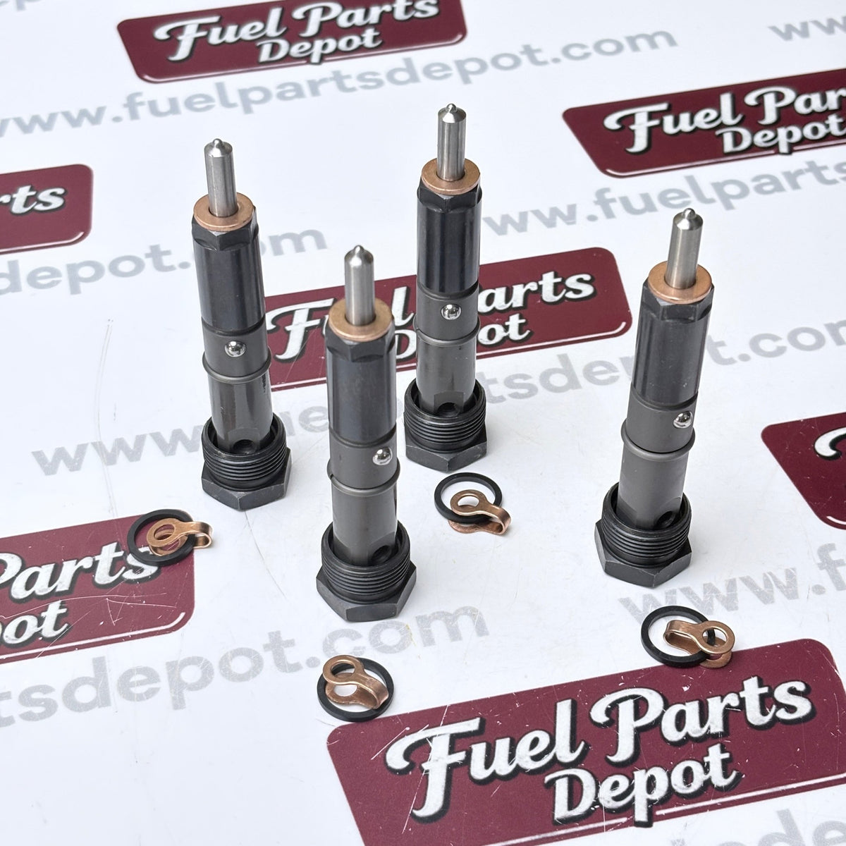 4 Pcs Fuel Injector J909475 Fits Case 550E 550G 850D 850E 584E 585E 586E 660 760 - Fuel Parts Depot