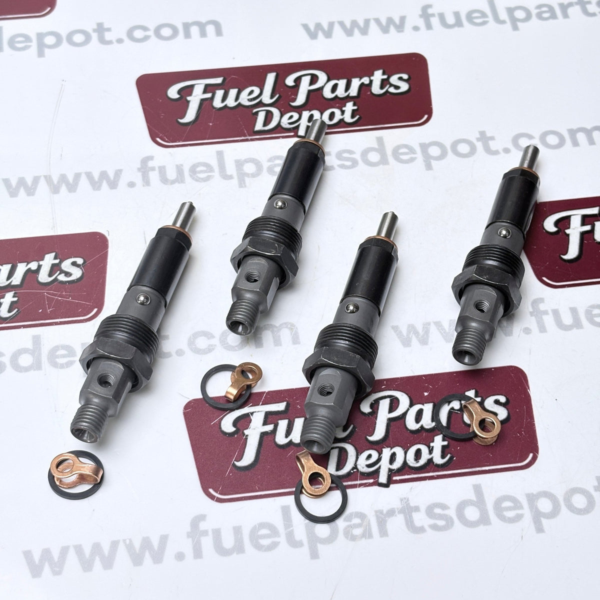 4 Pcs Fuel Injector J909475 Fits Case 550E 550G 850D 850E 584E 585E 586E 660 760 - Fuel Parts Depot