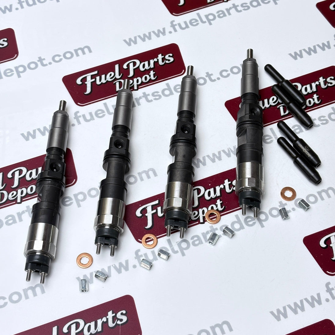 4 Pcs Fuel Injector RE516540 RE507860 095050-5050 Fit for John Deere 4045 4.5L - Fuel Parts Depot