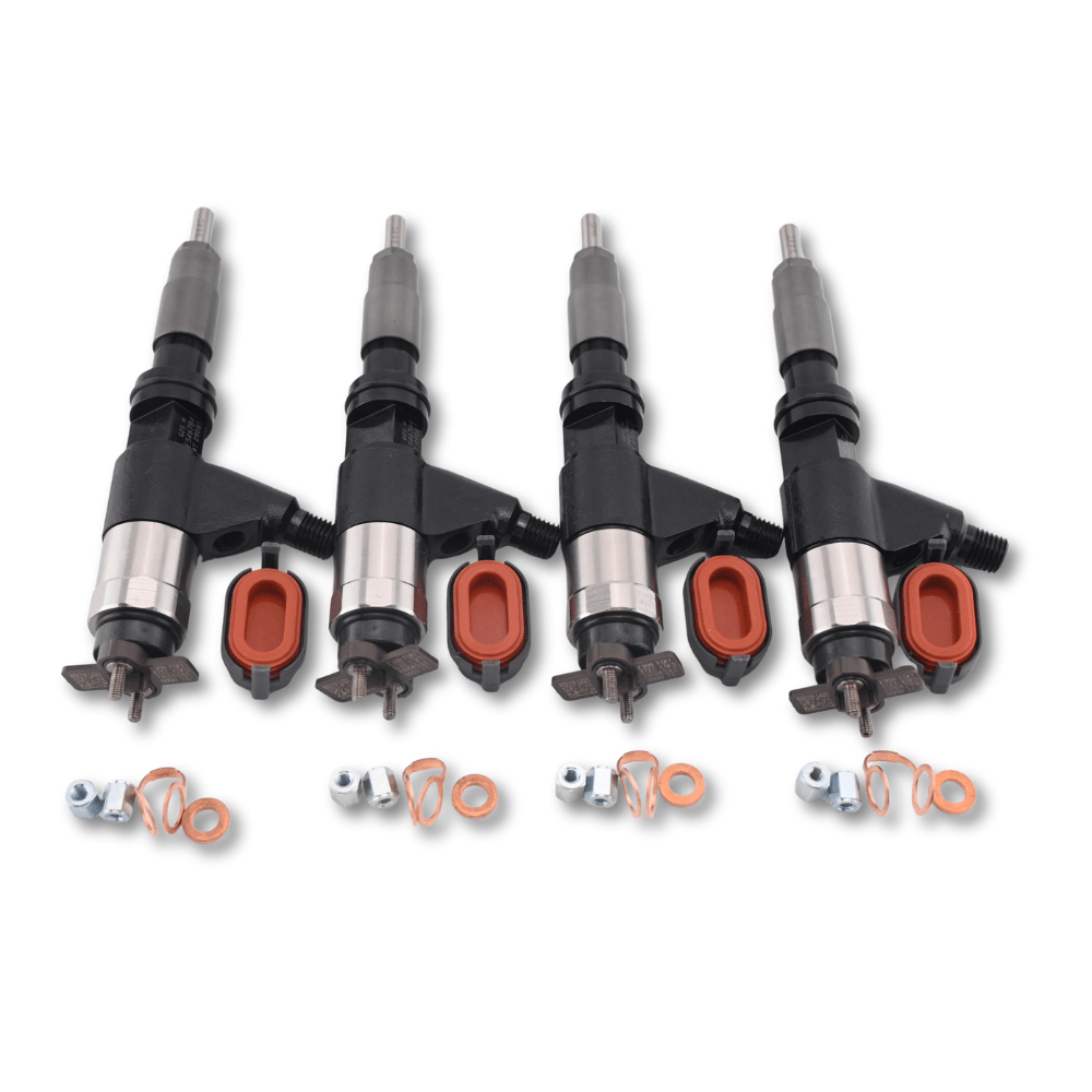 4 Pcs Fuel Injector Set 095000-6310 RE530362 RE531209 for John Deere 4045 6068 4.5L 6.8L Engine - Fuel Parts Depot
