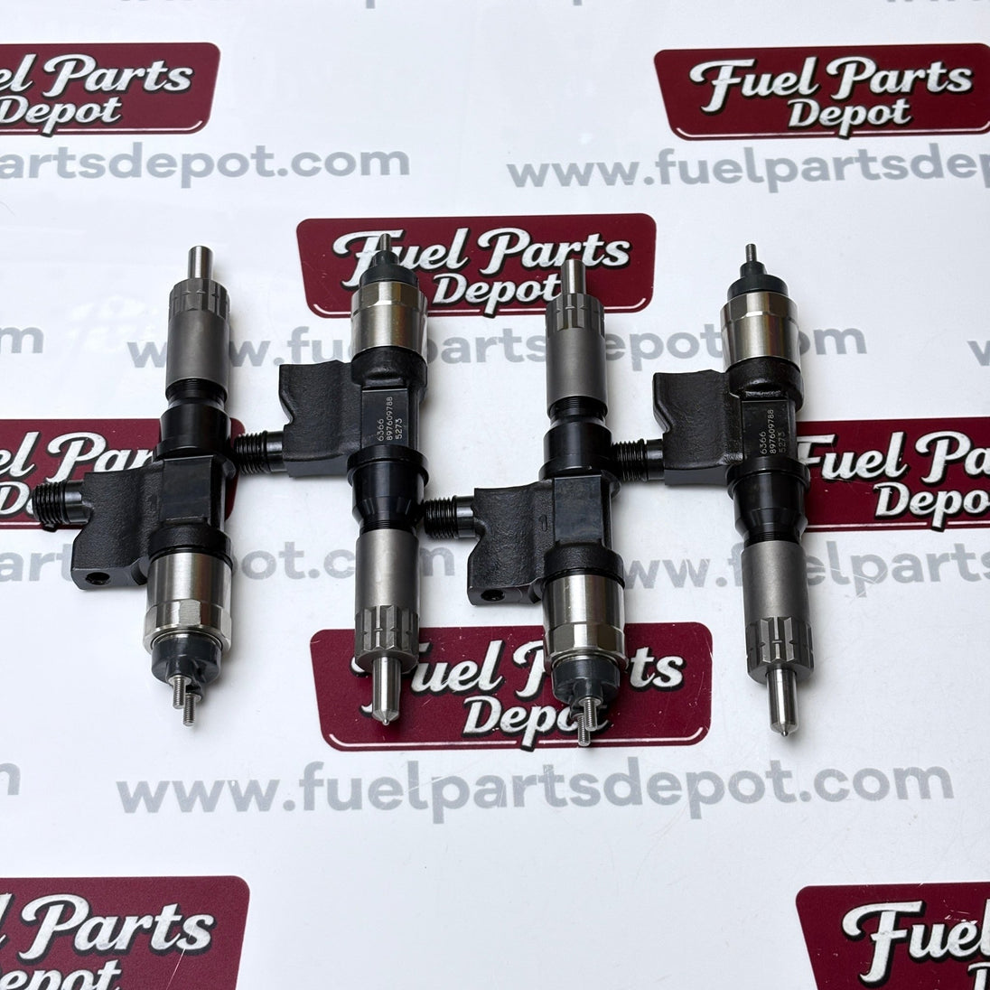 4 Pcs Fuel Injector Set 095000-6366 8-97609788-0 for Isuzu 4HK1 4HG1 Engine NPR NQR Truck Excavator - Fuel Parts Depot