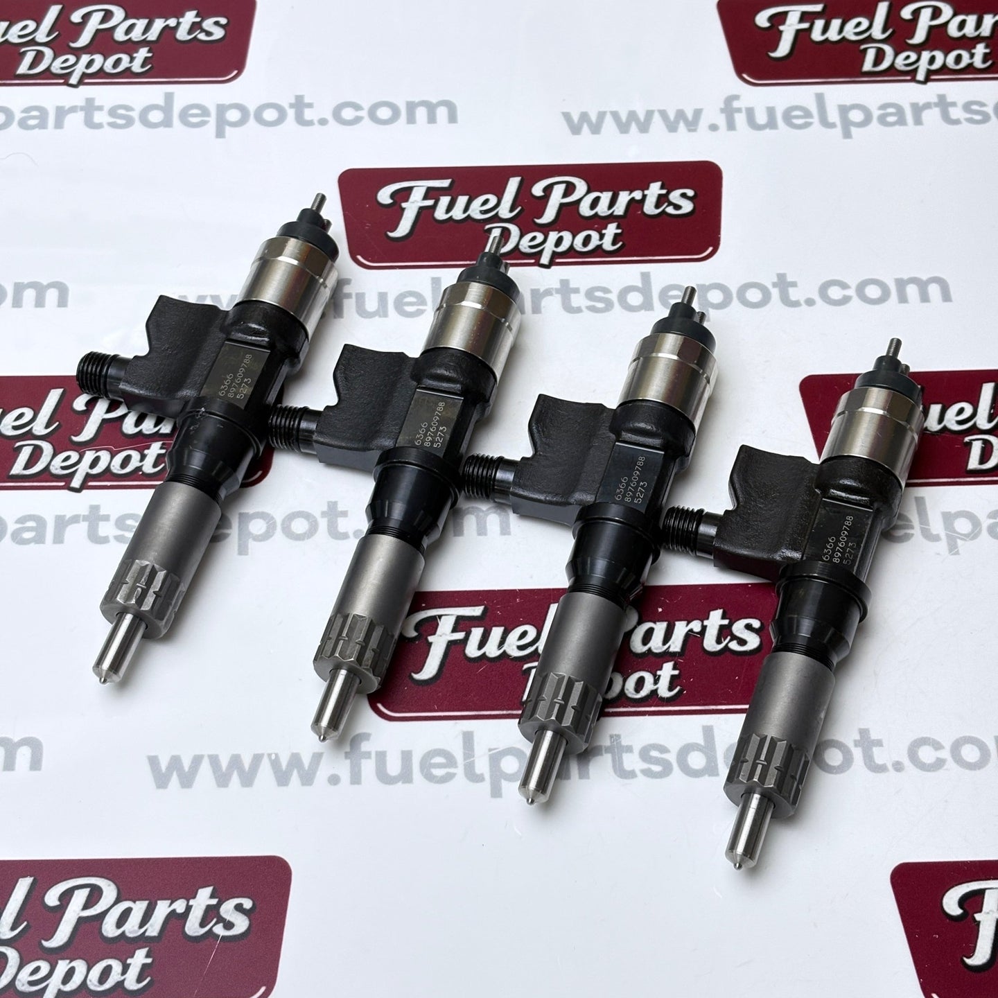 4 Pcs Fuel Injector Set 095000-6366 8-97609788-0 for Isuzu 4HK1 4HG1 Engine NPR NQR Truck Excavator - Fuel Parts Depot