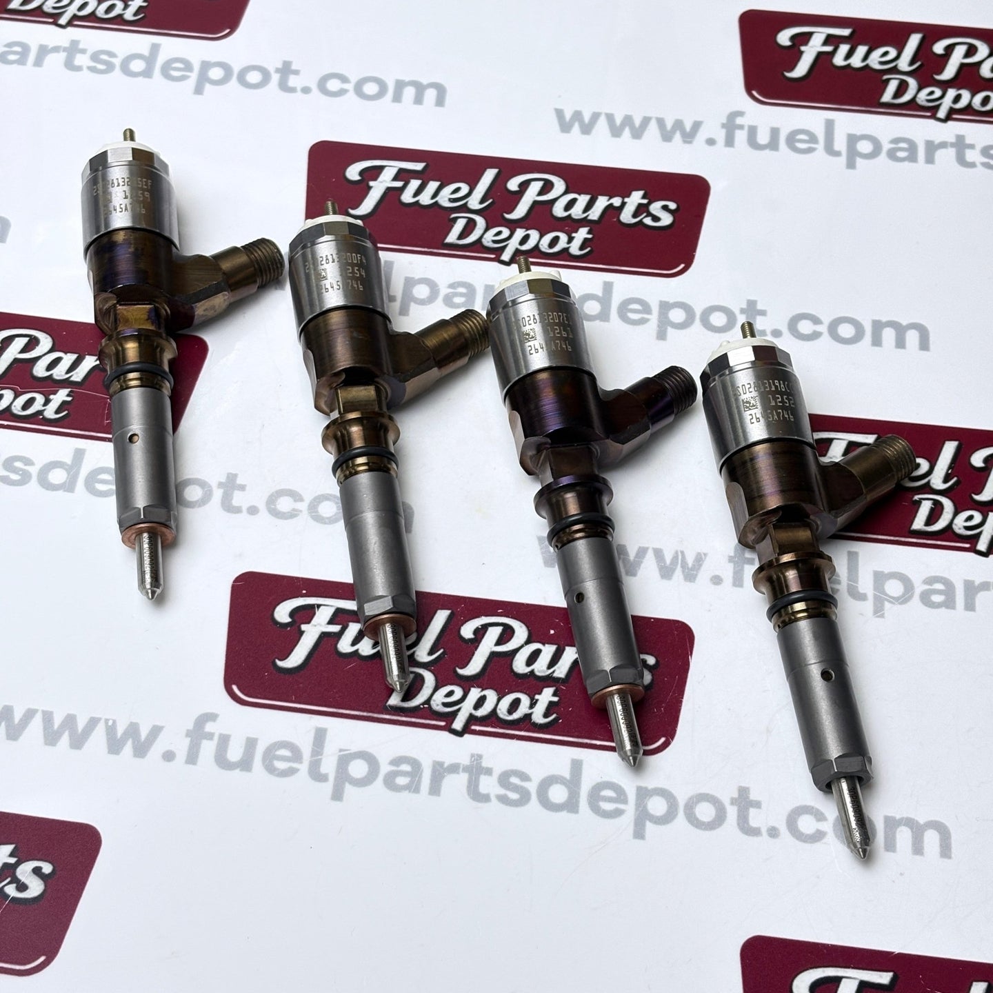 4 Pcs Fuel Injector Set 320-0677 10R-7671 for Caterpillar CAT C4.4 Engine 320D 420E 914G D5K CS-44 - Fuel Parts Depot