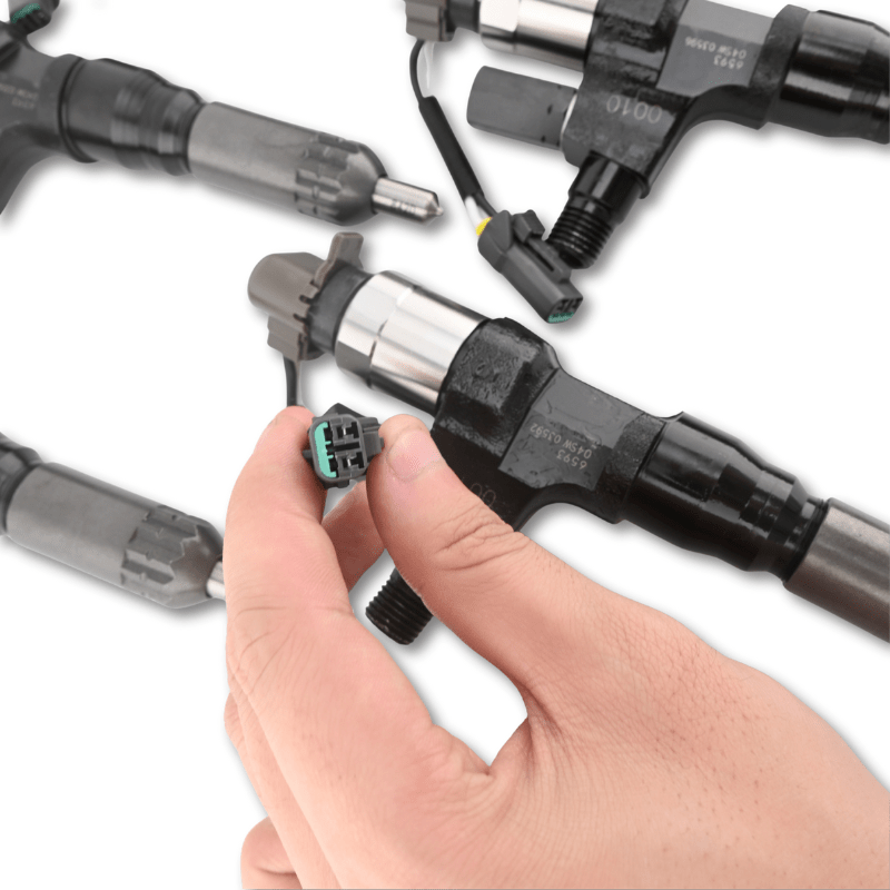 4 Pcs Fuel Injector VH23670E0010 for Hino Engine J08E Kobelco Excavator SK350-9 SK200-8 SK260-8 - Fuel Parts Depot