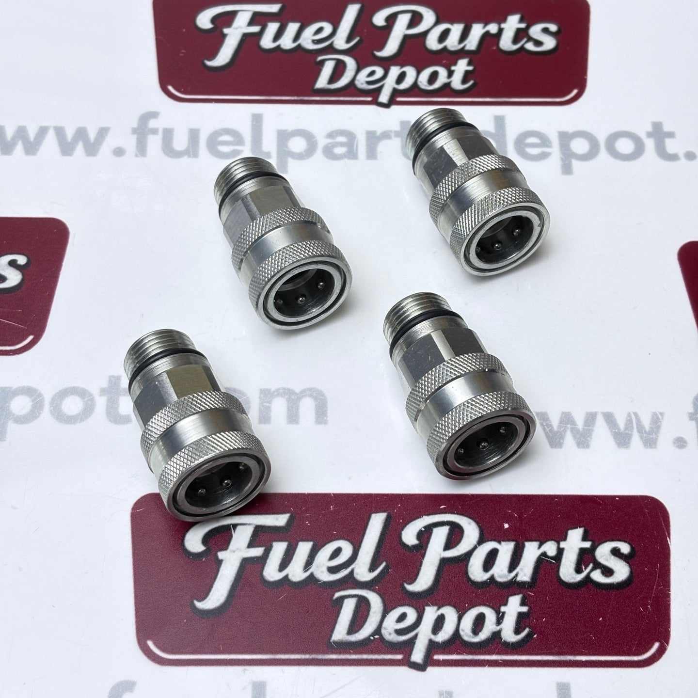 4X Hydraulic Coupler Kit AM115139 for John Deere 425 445 455 X465 X575 X700 X720 X740 X750 - Fuel Parts Depot
