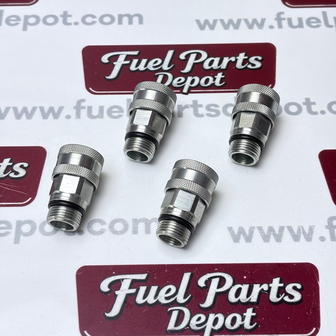 4X Hydraulic Coupler Kit AM115139 for John Deere 425 445 455 X465 X575 X700 X720 X740 X750 - Fuel Parts Depot