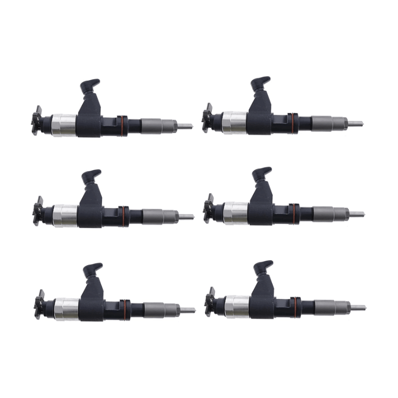 6 Pcs Common Rail Injector for Denso 095000-6310 Fits for John Deere RE546784 RE531209 RE530362 - Fuel Parts Depot