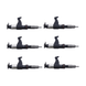 6 Pcs Common Rail Injector for Denso 095000-6310 Fits for John Deere RE546784 RE531209 RE530362 - Fuel Parts Depot