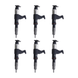 6 Pcs Common Rail Injector for Denso 095000-6310 Fits for John Deere RE546784 RE531209 RE530362 - Fuel Parts Depot