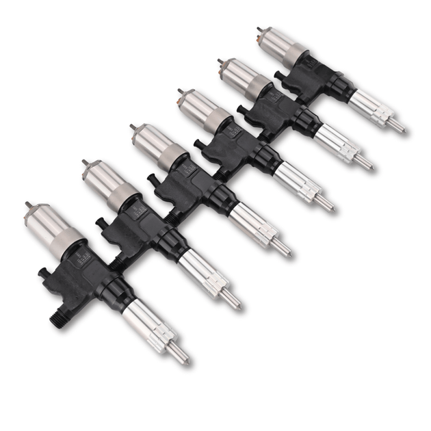 6 Pcs Fuel Injector 095000-0451 095000-0501 for Isuzu Engine 4HK1 6HK1 FTR Hitachi ZX200 ZX240 - Fuel Parts Depot