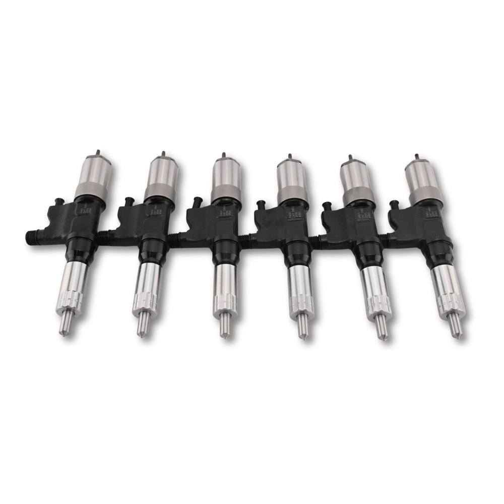 6 Pcs Fuel Injector 095000-0451 095000-0501 for Isuzu Engine 4HK1 6HK1 FTR Hitachi ZX200 ZX240 - Fuel Parts Depot