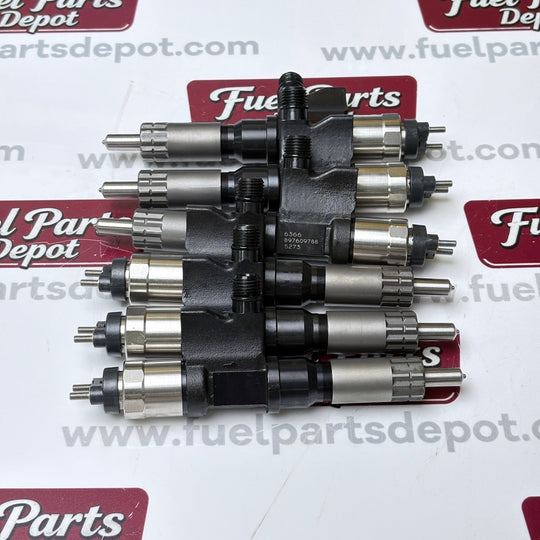 6 Pcs Fuel Injector 095000-6366 For Denso Isuzu 4hk1 6hk1 Engine - Fuel Parts Depot