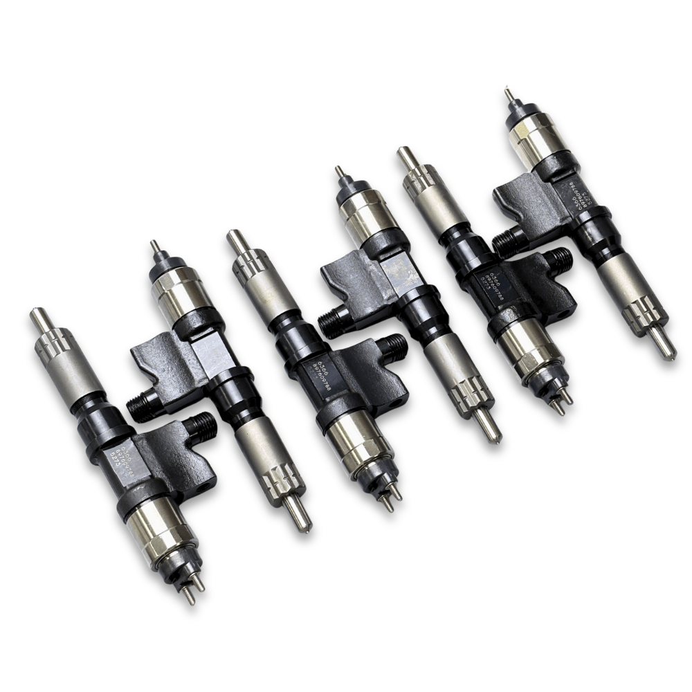 6 Pcs Fuel Injector 095000-6366 For Denso Isuzu 4hk1 6hk1 Engine - Fuel Parts Depot
