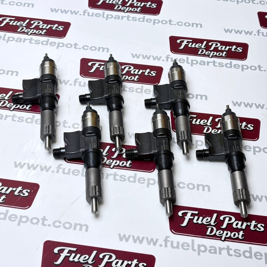 6 Pcs Fuel Injector 095000-6366 For Denso Isuzu 4hk1 6hk1 Engine - Fuel Parts Depot