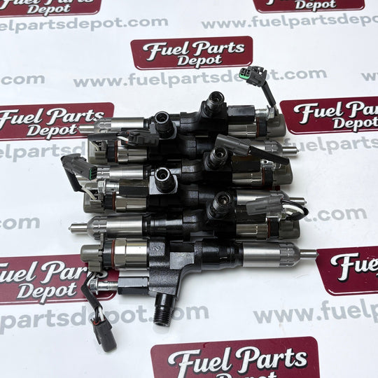 6 Pcs Fuel Injector 095000-6594 0950006594 Fit for Kobelco SK300-8 SK330-8 SK350 for Hino J08E 3.8L 4.7L 5.0L 6.5L 7.7L - Fuel Parts Depot