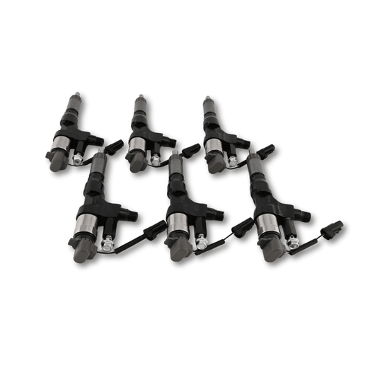 6 Pcs Fuel Injector 095000-8092 23670-E0392 for Hino Kobelco Truck Engine - Fuel Parts Depot