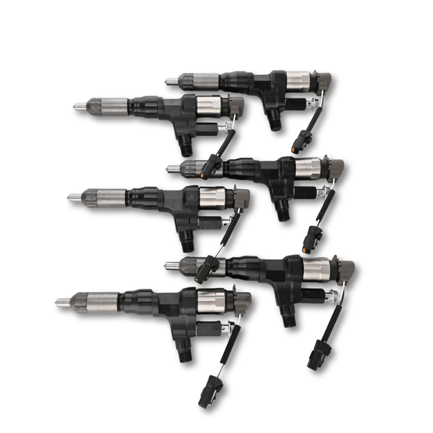 6 Pcs Fuel Injector 095000-8092 23670-E0392 for Hino Kobelco Truck Engine - Fuel Parts Depot