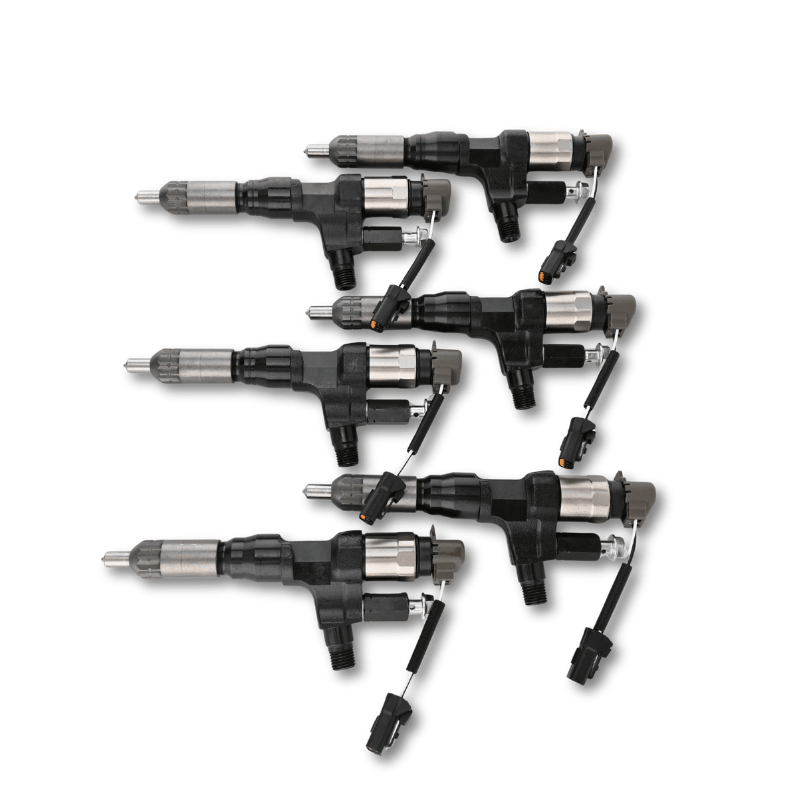 6 Pcs Fuel Injector 095000-8092 23670-E0392 for Hino Kobelco Truck Engine - Fuel Parts Depot