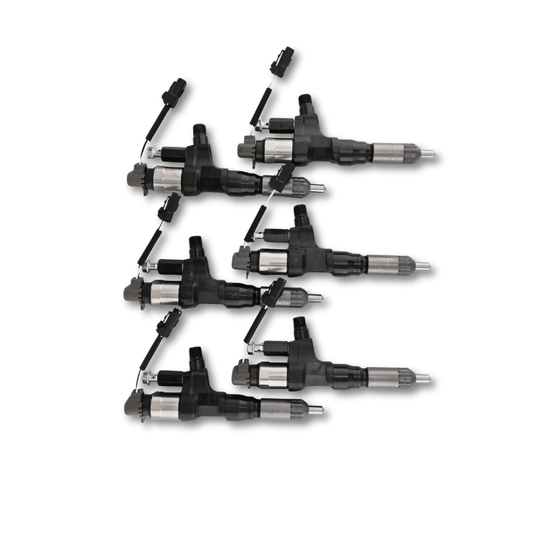 6 Pcs Fuel Injector 095000-8092 23670-E0392 for Hino Kobelco Truck Engine - Fuel Parts Depot